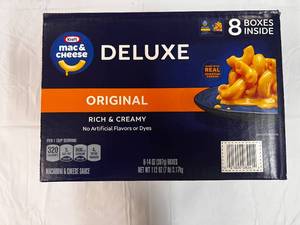 8x 14oz box Kraft Deluxe Mac & Cheese