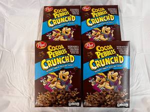 4x 11.5oz Cocoa Pebbles Crunch Cereal