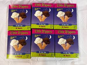 6x 18ct Little Dipper Ice Cream Cones