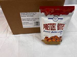 10x 7oz Bags Peanut Butter & Jelly Pretzel Bites