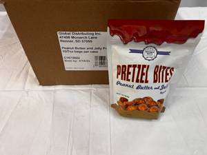 10x 7oz Bags Peanut Butter & Jelly Pretzel Bites