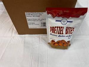 10x 7oz Bags Peanut Butter & Jelly Pretzel Bites