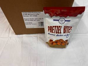 10x 7oz Bags Peanut Butter & Jelly Pretzel Bites