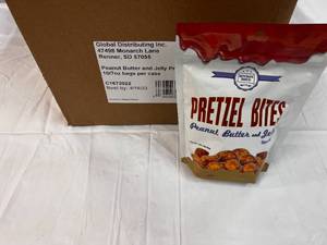 10x 7oz Bags Peanut Butter & Jelly Pretzel Bites