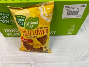 12x 4.5oz Bags Nacho Cauliflower Tortilla Chips