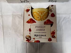 12x Persian Amber Candles-Terracota Pots