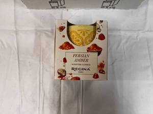 12x Persian Amber Candles-Terracota Pots
