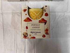12x Persian Amber Candles-Terracota Pots