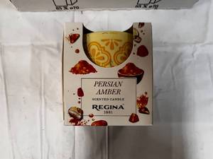 12x Persian Amber Candles-Terracota Pots