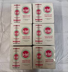 6 x 4 packs of Hi-Ball Energy Seltzer Watermelon Mint Best By Date 92024