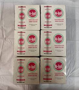 6 x 4 packs of Hi-Ball Energy Seltzer Watermelon Mint Best By Date 92024