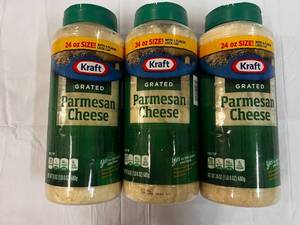 3x 24oz Parmasean Cheese