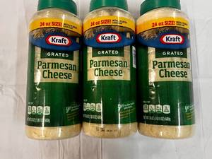 3x 24oz Parmasean Cheese