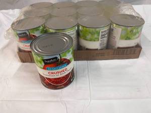 1x 12 Cans Signature Select Crushed Tomatoes