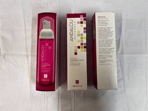 3x Andalou Naturals 1000 Roses Cleansing Foam