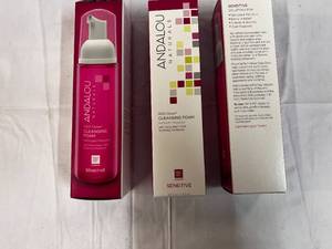 3x Andalou Naturals 1000 Roses Cleansing Foam