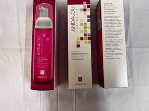 3x Andalou Naturals 1000 Roses Cleansing Foam