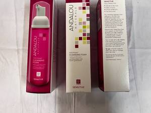 3x Andalou Naturals 1000 Roses Cleansing Foam