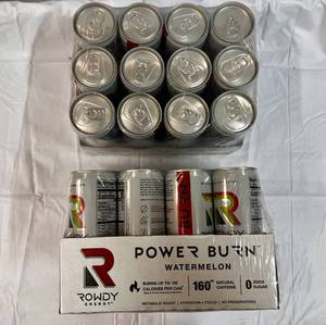 2x 12Pack Rowdy Power Burn-Watermelon