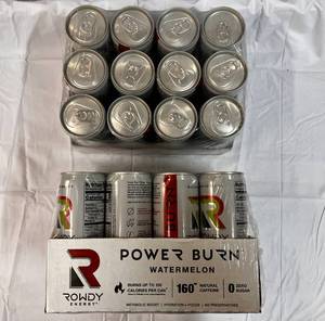 2x 12Pack Rowdy Power Burn-Watermelon