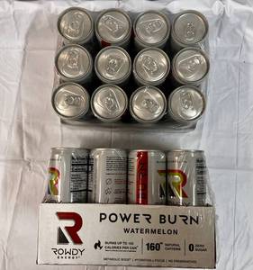 2x 12Pack Rowdy Power Burn-Watermelon