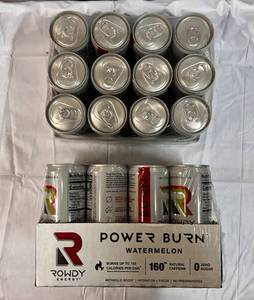 2x 12Pack Rowdy Power Burn-Watermelon