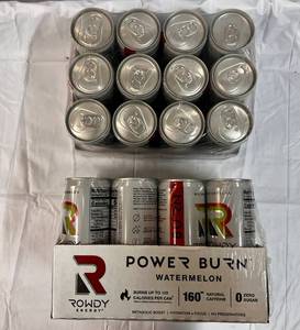 2x 12Pack Rowdy Power Burn-Watermelon