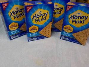 4x 14.4oz Boxes Honey Maid Graham Crackers