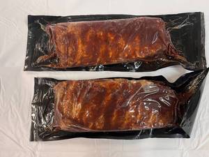 A. 2x2.20lbs St. Louis Style BBQ Pork Ribs