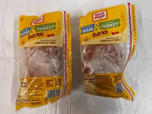 D. 2x 28oz Oscar Meyer Sub Kits-Turkey & Ham