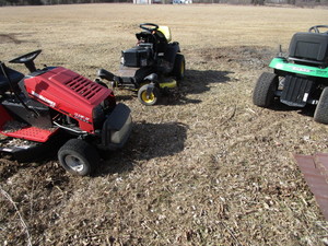 lot 37 image: Parts Mowers