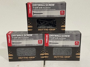 lot 72 image: 3 Boxes of Drywall Screws NEW