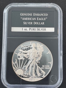 lot 4 image: 2013 Silver Eagle Genuine Enhanced