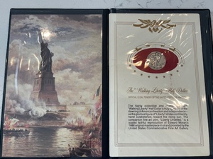 lot 78 image: Walking Liberty Half Dollar in Commemorative Book
