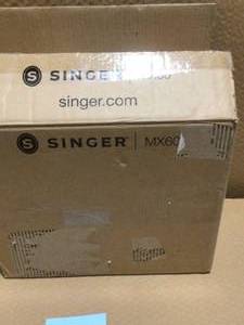lot 7 image: SINGER  MX60 Sewing Machine With Accessory Kit & Foot Pedal - 57 Stitch Applications - Simple & Great for Beginners