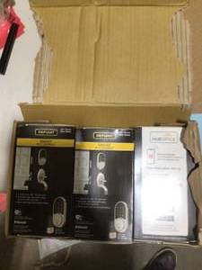 lot 12 image: Lot of 3 Defiant SMART WIFI Deadbolt w Bluetooth Satin Nickel