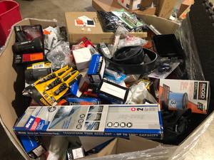 Gaylord of Assorted Tools Hardware and Misc. Items Various Models and ConditionsCustomer Returns See Pictures