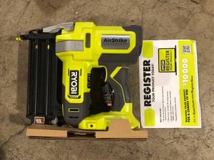 RYOBI ONE 18V 18-Gauge Cordless AirStrike Brad Nailer (Tool Only)   Customer Returns See Pictures