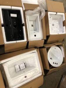 Lot of Assorted Sinks Various Models and Conditions   Customer Returns See Pictures