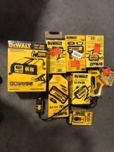 Lot of Assorted Dewalt  Portable Power Stations Various Models and Conditions   Customer Returns See Pictures