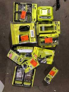 Lot of Assorted Ryobi Hand Tools and Hardware Various Models and Conditions   Customer Returns See Pictures
