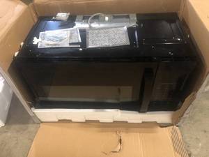 Vissani 1.7 cu. ft. 1000-Watt Over the Range Microwave in Black Customer Returns See Pictures