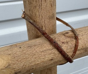 Decorative TALL Hickory() Primitive Natural Log Ladder