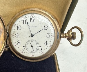 Antique Pocket Watch with Case