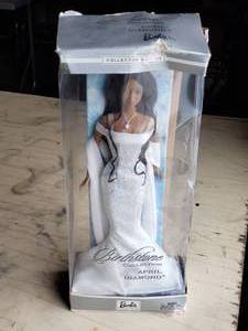 lot 64 image: Birthstone Collection April Diamond Barbie