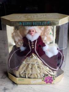 lot 67 image: Happy Holidays Barbie from Hallmark