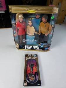 lot 71 image: Barbie and Ken Star Trek Gift Set & Watch