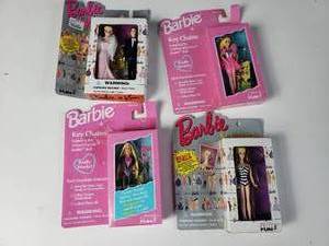 lot 91 image: Lot of 4 Barbie Keychains
