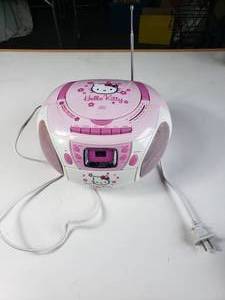 lot 175 image: Hello Kitty Cd, Cassette Player
