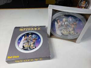 lot 178 image: Beetlejuice Wall Clock
